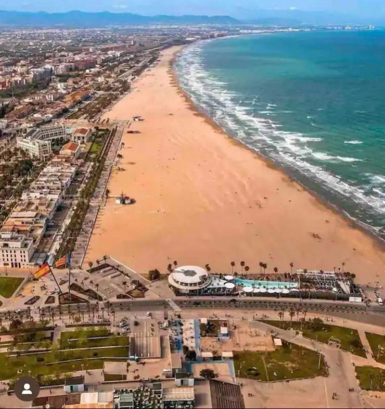 Lovely Apartment Near Beach & Science City Valencia Exteriör bild